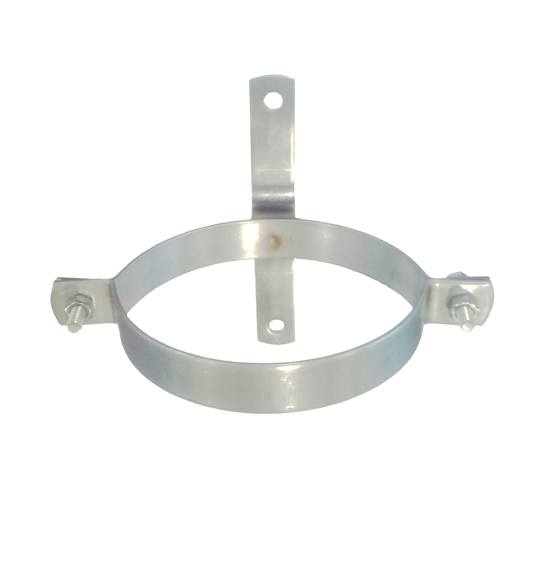 Abrazadera fijación pared inoxidable AISI-316 Simple pared diametro 100 mm